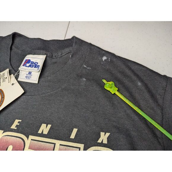 Vintage Phoenix Coyotes Hockey T Shirt Medium Pro Player Dead Stock NWT NEW 90's - Picture 9 of 13